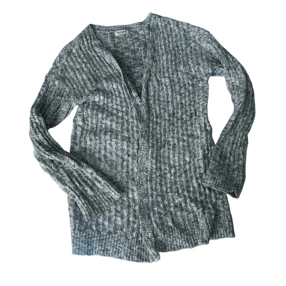 Cat & Jack Girls Ribbed Duster Cardigan - Large (10/12)